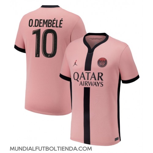 Camiseta Paris Saint-Germain Ousmane Dembele #10 Tercera Equipación Replica 2024-25 mangas cortas